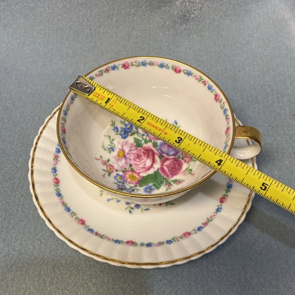 Pink Bernardaud and Co Limoges France Coffee Cup and Saucer